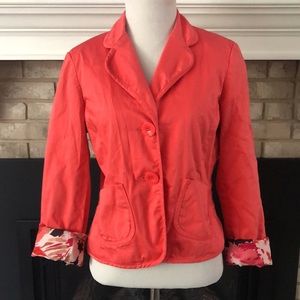 Liz Claiborne Coral Business Jacket size 6